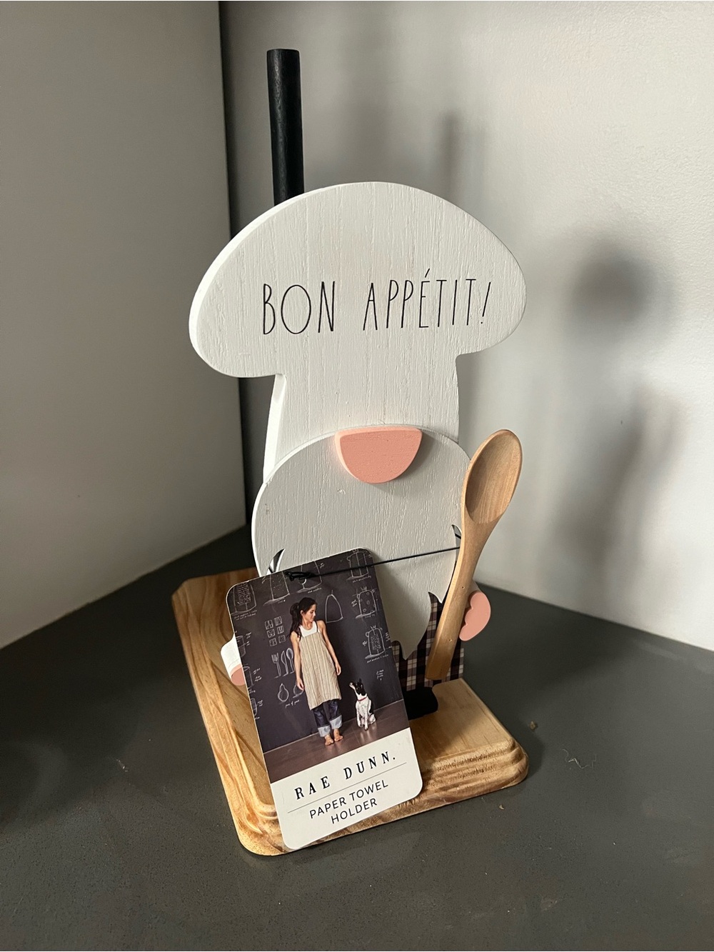 Rae Dunn 'Bon Appétit' Wood Paper Towel